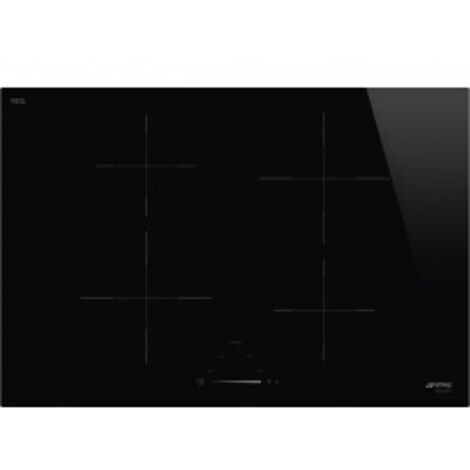 Smeg SI4742D piano cottura Nero Da incasso 75 cm Piano cottura a induzione 4 Fornelli
