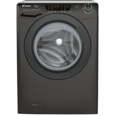 Candy Ultra Hygiene HES12104TWMBB6-S lavatrice Caricamento frontale 10 kg 1200 Giri/min Nero