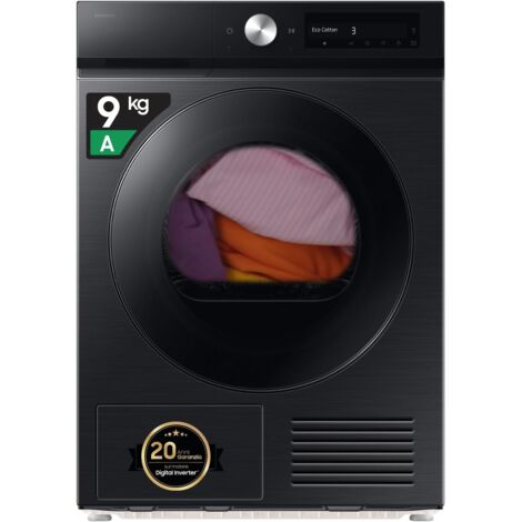 Samsung DV90DB7845GBU3 Asciugatrice 9kg Libera Installazione Pompa Calore Nero