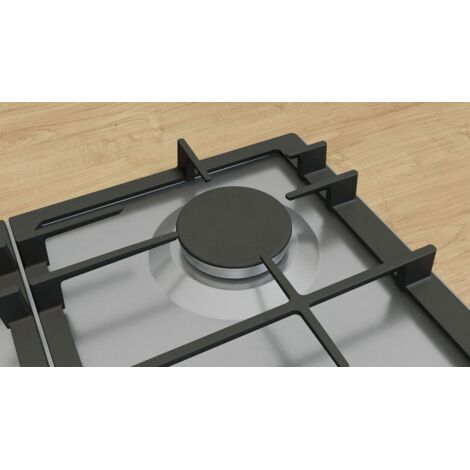 Bosch Serie 6 PCR9A5I90 , Piano cottura a gas, 90 cm, Acciaio inox