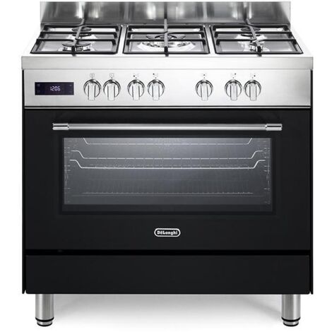 De’Longhi PRO 96 MA ED cucina Elettrico Gas Nero, Acciaio inossidabile A