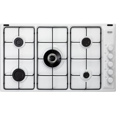 De'Longhi FLB 59 DD piano cottura Bianco Da incasso 86 cm Gas 5 Fornelli (1/2)