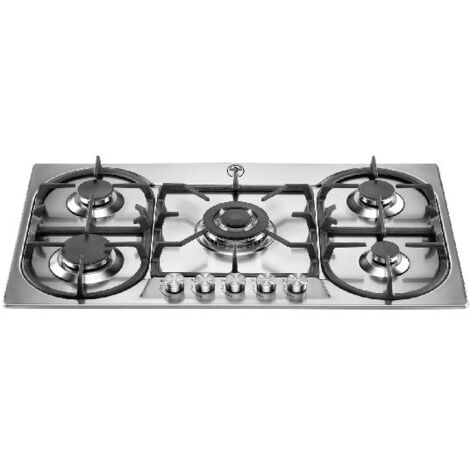 Bertazzoni La Germania P7101D9X/19 piano cottura Acciaio inox Da incasso 75 cm Gas 5 Fornelli