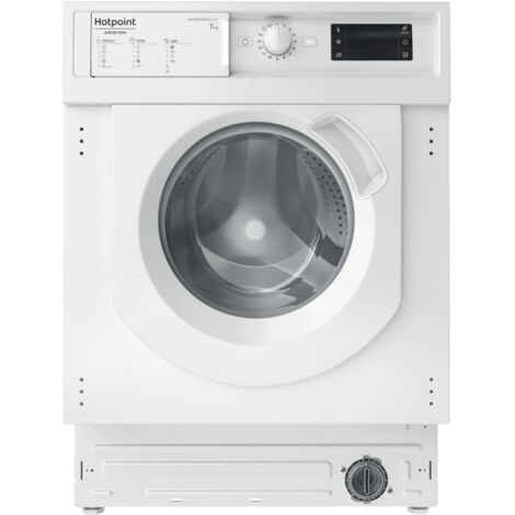 Hotpoint Ariston Lavatrice da incasso BI WMHG 71483 EU N. Tipo di carica: Caricamento frontale. Capacità cestello: 7 kg, Classe di efficienza della centrifuga: B, Silenziosità (centrif... - BIWMHG7148 (1/10)