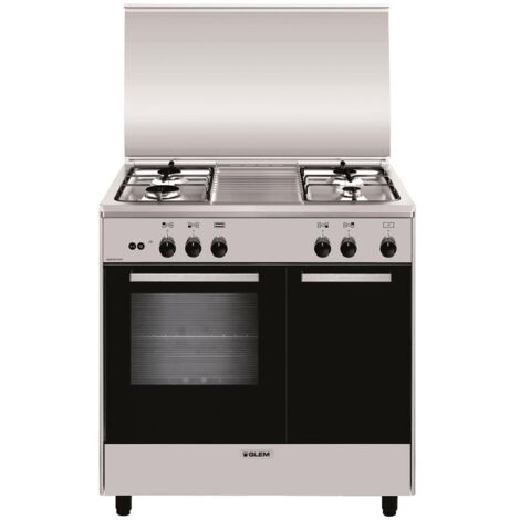 Glem Gas AR854GI cucina Elettrico/Gas Titanio