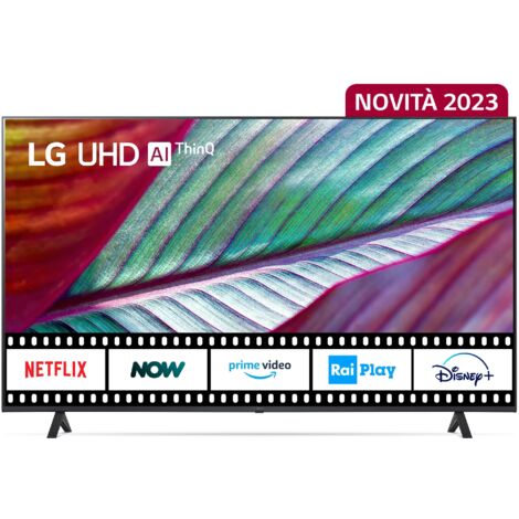 LG UHD 50 Pollici Serie UR78 50UR78006LK TV 4K 3 HDMI Smart TV 2023 Nero