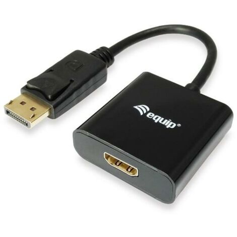 Equip 133438 cavo e adattatore video 0,2 m DisplayPort HDMI Nero (1/4)