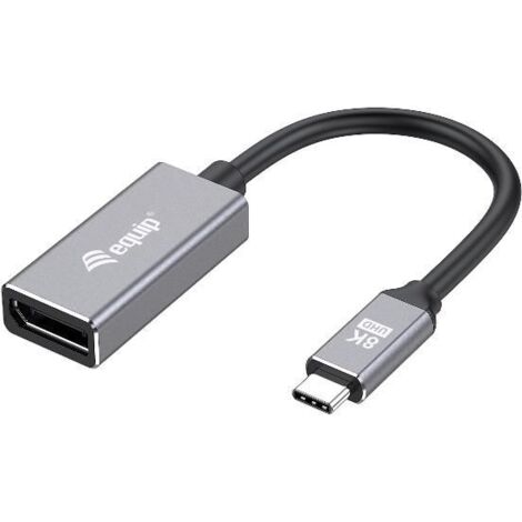 Equip 133493 cavo e adattatore video 0,15 m USB tipo-C DisplayPort Nero, Grigio (1/4)