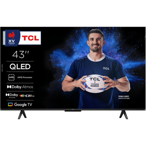 TCL P7K Serie Smart TV QLED 4K 43" 43P7K, Dolby Vision - Atmos, HDR10+, Google TV