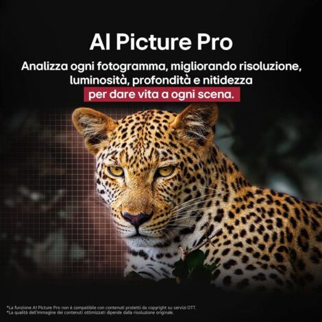 LG OLED evo AI OLED55G54LW TV Serie G5 55 pollici 4K, α11 Gen2, Brightness Booster Ultimate, 60W, 4 HDMI 165Hz, Smart TV 2025
