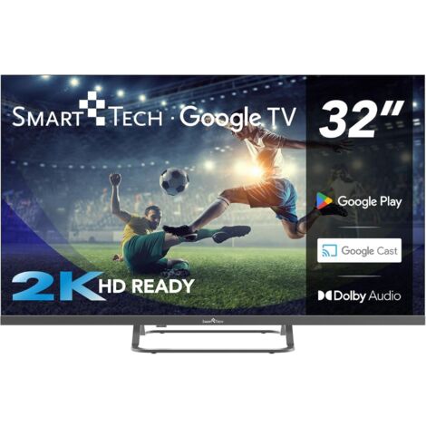 Smart Tech 32HV02V Smart TV 32 Pollici HD Ready Display LED Sistema Vidaa DVBT2/C/S2 Classe E Wi-Fi colore Nero (1/2)