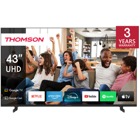 Thomson Q70 Series 43UG4S14 TV 109,2 cm (43pollici) 4K Ultra HD Smart TV Wi-Fi Nero