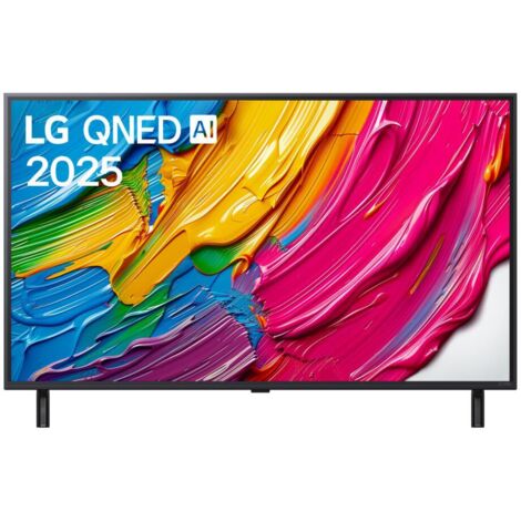LG QNED AI 43QNED80A6B TV Serie QNED80 43 pollici 4K, α7 Gen8, HDR10, 20W, 3 HDMI con Game Optimizer, Smart TV WebOS 25