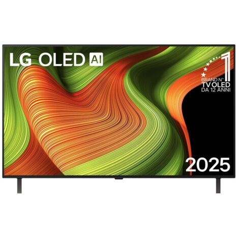 LG OLED AI OLED48B56LA TV Serie B5 da 48 Pollici 4K Ultra HD con 8 Gen2, Dolby Vision, Dolby Atmos, 20W, 4 HDMI con VRR 120Hz, G-Sync, Smart TV WebOS 25