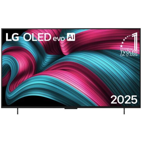LG OLED evo AI OLED42C55LA TV Serie C5 42 pollici 4K, α9 Gen8, Dolby Vision, 20W, 4 HDMI, VRR 144Hz, Smart TV WebOS 25