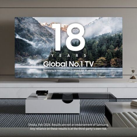Samsung TV OLED 4K 83 Pollici QE83S90DAEXZT Smart TV Wi-Fi Graphite Black 2024