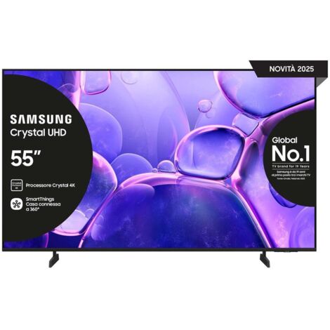 Samsung 55 pollici Crystal UHD U8000F 4K Vision AI Smart TV (2025)