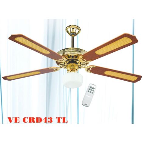 DCG Eltronic VE CRD43 TL ventilatore Marrone Oro