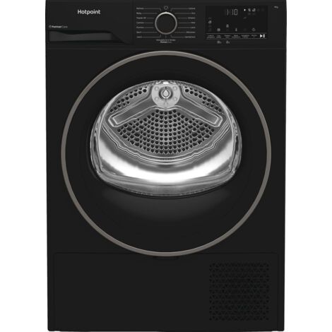 Hotpoint Ariston HPT 94D BBS IT, Capacità 9kg, classe C, colore Black,EasyIron, PetHair Removal Profondità mobile 60cm