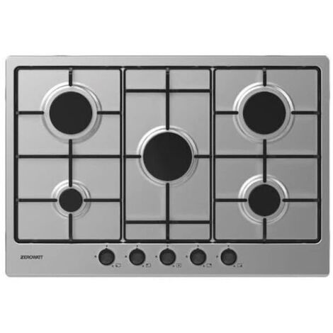 Zerowatt ZHW7CX Piano cottura a Gas 75 cm Acciaio Inox