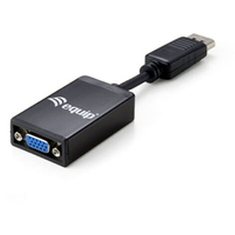 Equip 133435 cavo e adattatore video 0,15 m DisplayPort VGA Nero (1/5)