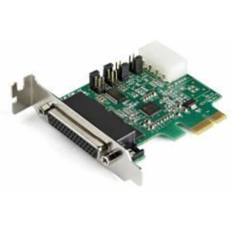 StarTech.com Scheda adattatore seriale PCI Express RS232 a 4 porte - Scheda controller host seriale PCIe RS232 - PCIe a seriale DB9 - 16950 UART - Scheda di espansione a basso profilo - Windows/Linux (1/5)