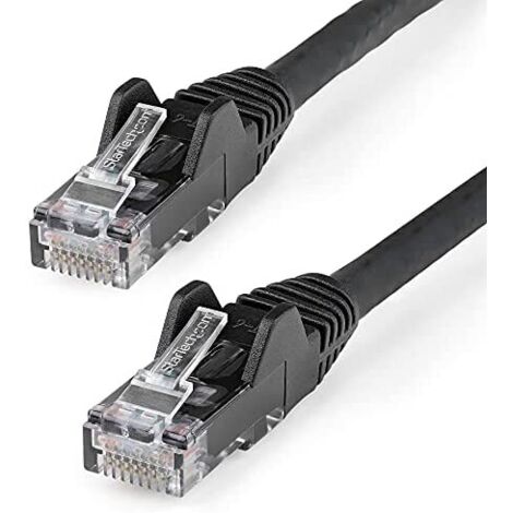 Startech N6LPATCH2MBK cavo ethernet cat6 nero 2 metri (1/5)