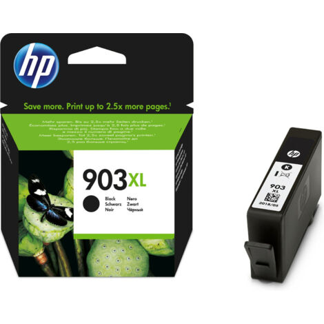 HP 903XL T6M15AE 301 High Yield Black Original Ink Cartridge Cartuccia d'Inchiostro 1 pz Resa Elevata XL (1/5)