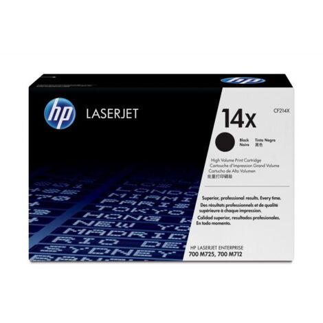 HP 14X High Yield Black Original LaserJet Toner Cartridge cartuccia toner 1 pz (1/5)