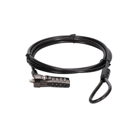 Conceptronic CUSTODIO01BS cavo di sicurezza Nero 1,8 m (1/2)