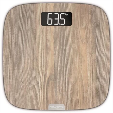 Rowenta BS1600 Bilancia Pesapersone Elettronica Quadrato Legno
