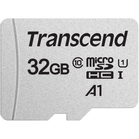 Transcend MicroSDHC 32GB Classe 10 300S NAND - Scheda di Memoria Alta Velocità (1/2)