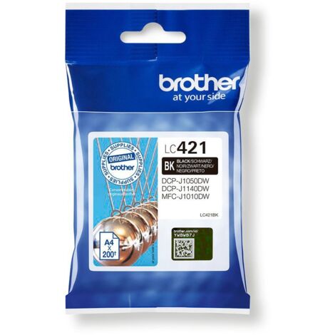 Brother LC-421BK cartuccia d'inchiostro 1 pz Originale Nero (1/4)