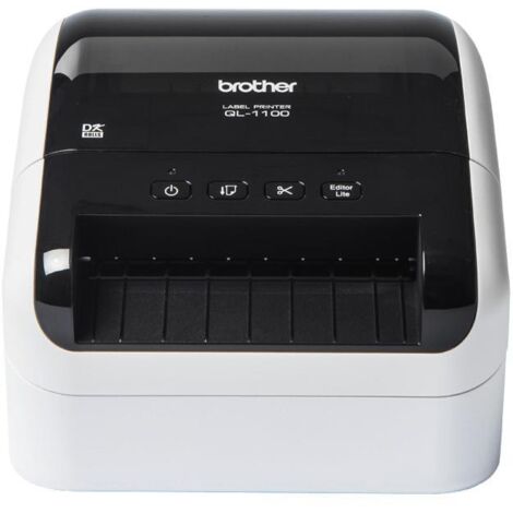Brother QL 1100C Stampante per Etichette CD Termica diretta 300x300 DPI 110 mm Cablato Bianco Nero (1/4)