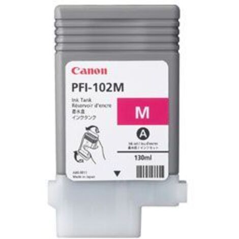 Cartuccia di Inchiostro Canon PFI-102M Originale Magenta per iPF500 iPF510 iPF600 (1/4)