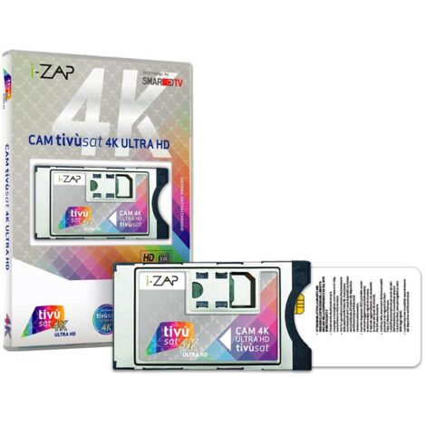 i-ZAP CAMTVSAT 4K Modulo di accesso condizionato (CAM) 4K Ultra HD