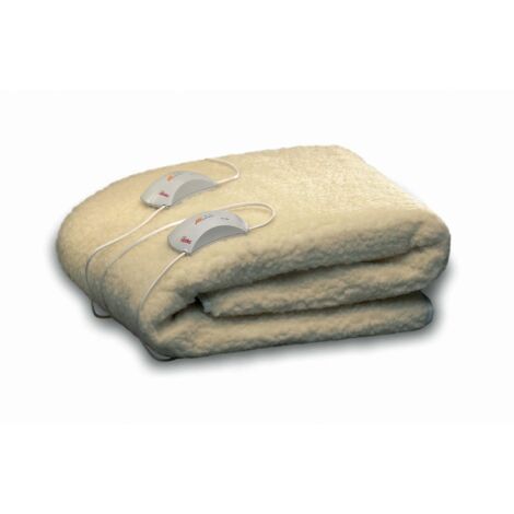 Scaldaletto Coperta Ardes Kaleo ARTK82 Elettrico Matrimoniale 120 W Beige Lana (1/3)