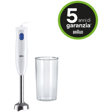 Braun MultiQuick 1 MQ 10.001P WH 0,6 L Frullatore ad immersione 450 W Blu, Bianco (1/5)