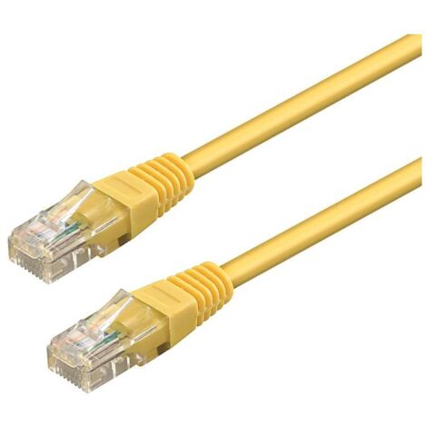 WP WPC-PAT-6U005Y cavo di rete Giallo 0,5 m Cat6 U/UTP (UTP) (1/2)