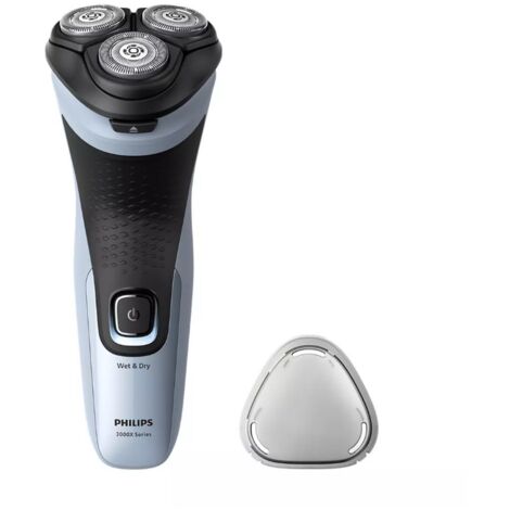 Philips X3003/00 rasoio elettrico Rotazione Trimmer Nero, Blu