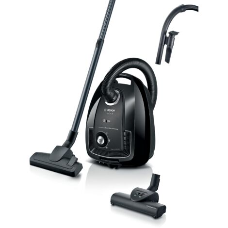 Bosch BGB38BA3T Aspirapolvere con Sacco da 850W Filtro Hepa a Traino Nero