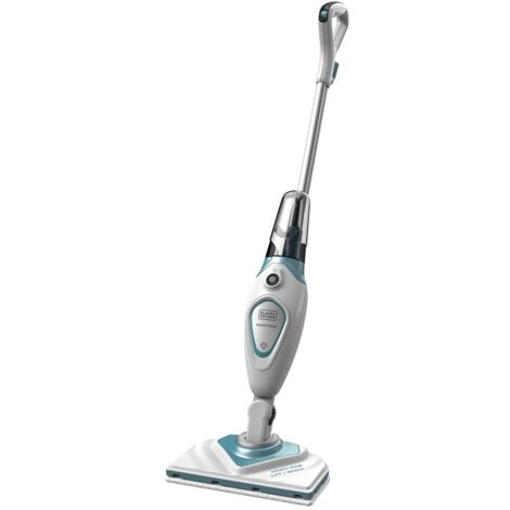 Black Decker FSM1616 Scopa a Vapore Verticale Lavapavimenti Bianco 1600 W
