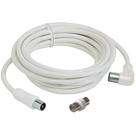 Bticino S2529N Cavo Coassiale 3 m Tipo F Bianco (1/2)