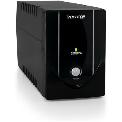 Vultech UPS1200VA-LITE Gruppo di Continuita' UPS a Linea Interattiva 1,2 kVA 600 W 2 Prese AC Nero