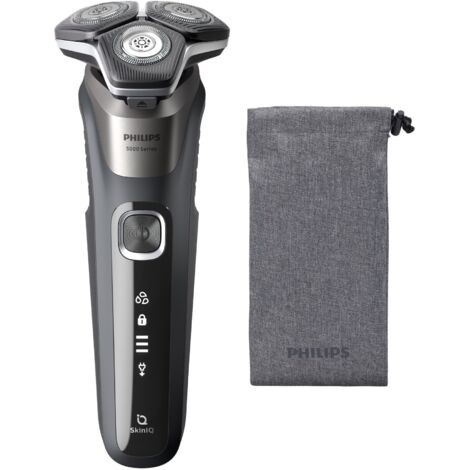 Philips SHAVER Series 5000 S5887/10 rasoio elettrico Rotazione Trimmer Grigio