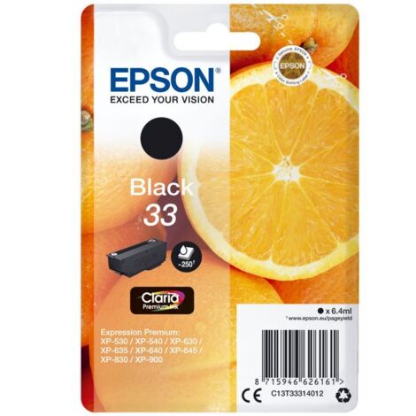 Epson Oranges C13T33314012 cartuccia d'inchiostro 1 pz Originale Nero (1/5)