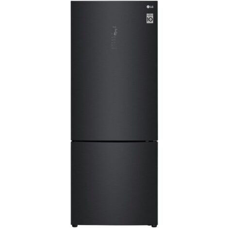 Frigorifero Lg GBB569MCAMN Combinato Congelatore Basso Libera Installazione Classe E Nero