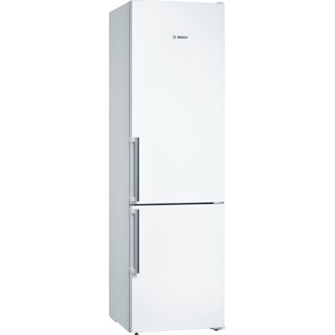 Bosch Serie 4 KGN39VWEQ Frigorifero Combinato da libera installazione 203 x 60 cm Bianco Classe E. Capacità netta totale: 368 L. Cerniera porta: Destra. Classe climatica: SN-T, Emissione acustica: ...