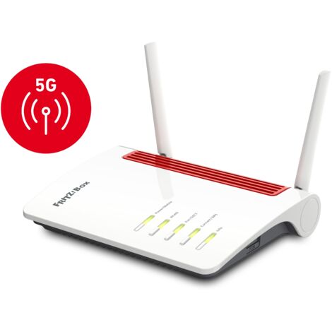 Box 6850 5g router wireless gigabit ethernet dual-band (2.4 ghz/5 ghz) bianco - AVM20002928 (1/4)