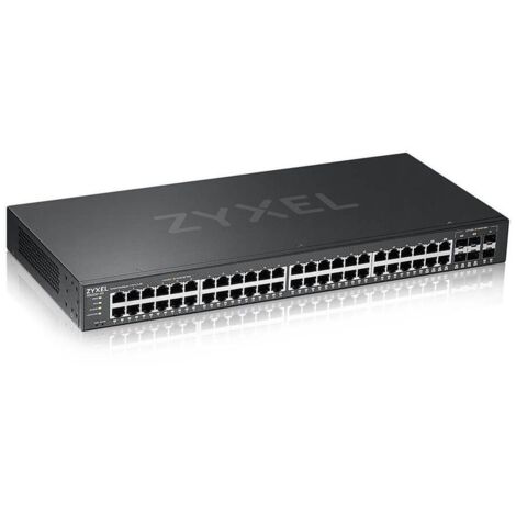 Zyxel gs2220-50-eu0101f switch di rete gestito l2 gigabit ethernet (10/100/1000) nero
